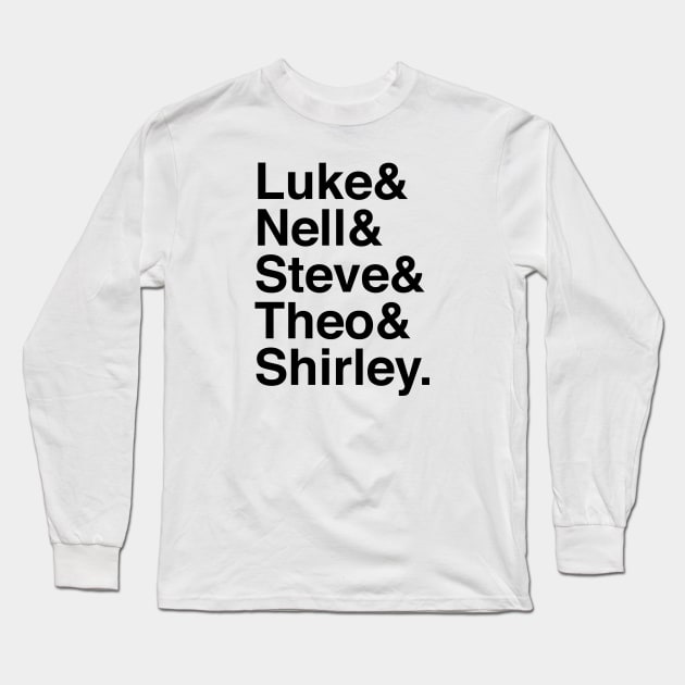 The Haunting of Hill House Characters (Black) Long Sleeve T-Shirt by brendalee